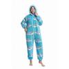 Damska polarowa piżama onesie ze zwierzęcym motywem dla dorosłych, strój cosplay na Halloween