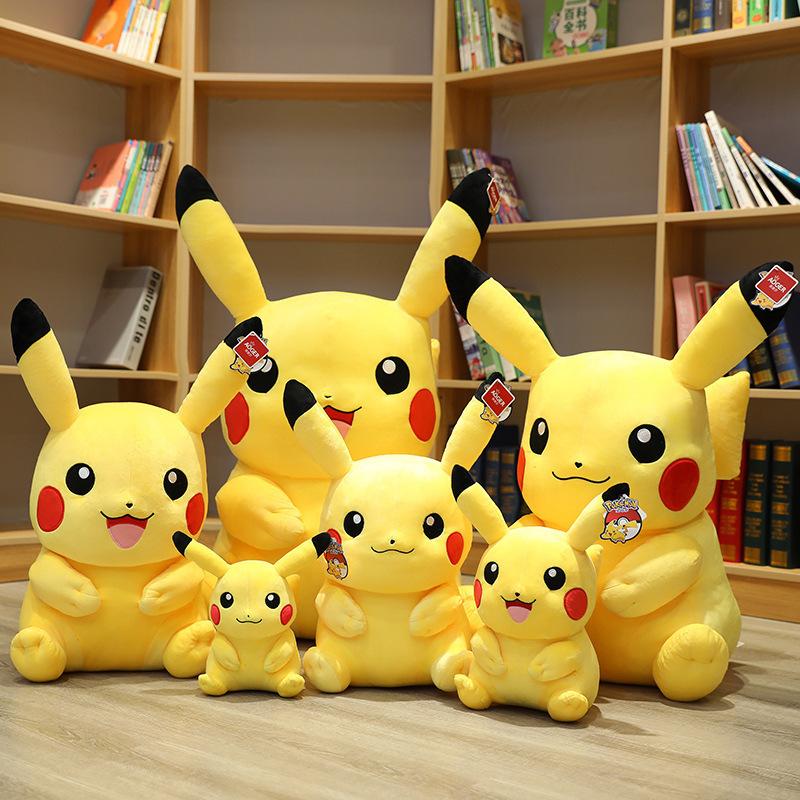 Auger Pikachu Doll Plush Toy Pokémon Elf Doll Children Large Birthday Gift Female