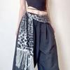 Hip-hop Tassels Leopard Print Belt Sequin Cargo Pants Waist Band Jazz Dance Hip Scarf  Streetwear