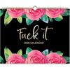 2026 Fu-ck It calendar,12-Month Humor Calendar,with Premium Paper Spiral Bound, 14”X11” Home Office Hanging Calendar,Funny Swear Word Monthly