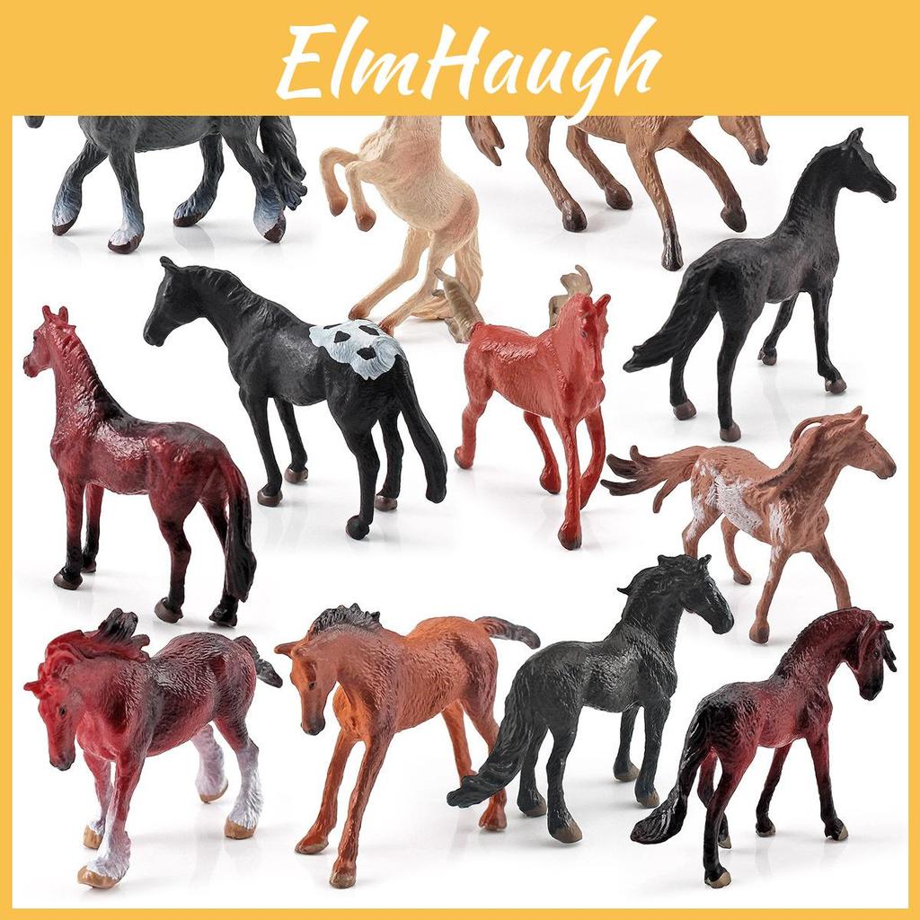 World Horse Model Pvc Static Figurines Collection Animal Model Set For Display And Hobby Enthusiasts