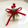 Bowknot Woven Handmade Napkin Ring Christmas Table Decoration  Merry Christmas Decoration