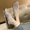 Fashion 2025 Women's Spring Sneakers for Women  Woman Shoes  Women's Summer Luxury  White Lace Ladies Hollow Flat Casual Shoes
