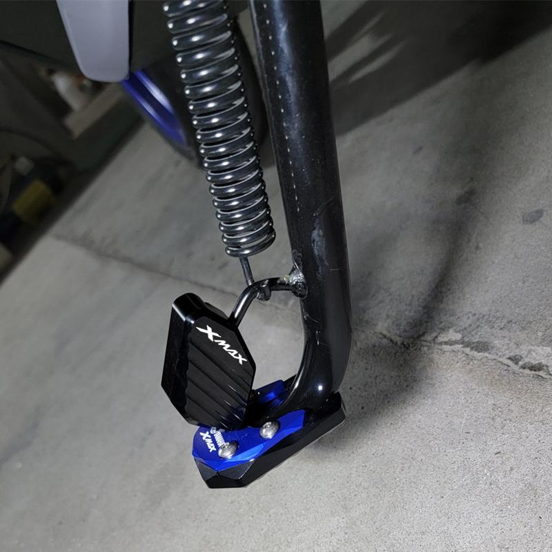 For YAMAHA XMAX X-MAX 125 250 300 400 XMAX250 Motorcycle Accessories Kickstand Side Stand Extension Enlarger Pad Side