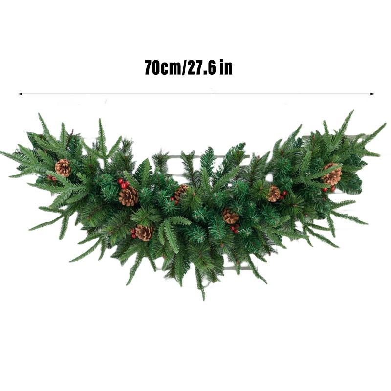 Hochwertige Pvc Weihnachtsdeko 90/120/150cm Grün Hörner 1.2m Mondsichel Ranke