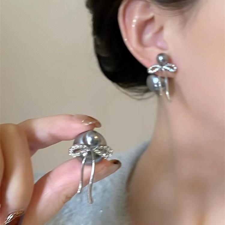 

Элегантные серьги-бантики с кисточками из сплава для женщин весна/лето 2025 г.