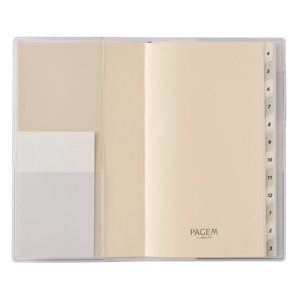 2026 Monthly Planner - Slim LUMIERE, Sunday Start, Coral Pink, 4-Month Start
