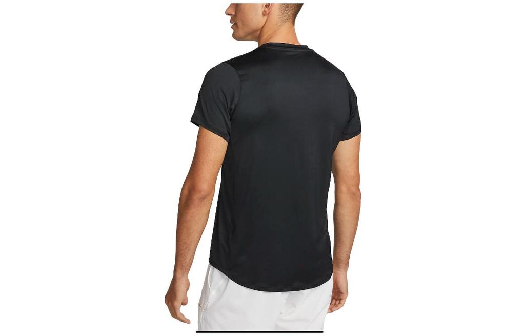 Nike T Shirts Men's Black Crew Neck Moderate Straight Fit DD8317-010