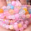 Natural Stone Beads Lava Jaspers Tiger Eye Quartz Agates Round Loose Beads for Jewelry Making DIY Bracelet Accessories 4-12MM