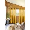 Set of 2 "Kala" Furnishing Curtains In Cotton 140 X 260 Cm The Butterfly Effect - Kala Saffron - 2 Panels 140 X 240 Cm