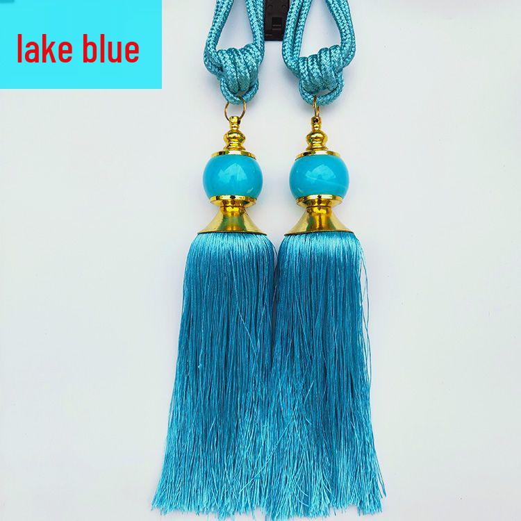 Jade Tassel Fringe Curtain Tie for Living and Bedroom Decor