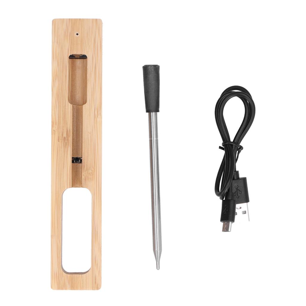 Wireless Meat Thermometer Bluetooth Probe Barbecue Mobile App Home Food BBQ Temperature Meter