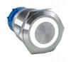Monostable Vandal-proof Pushbutton 250V 5A 19X38Mm White