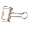 50Pcs Metal Hollow Binder Clips Multipurpose Durable Paper Clamps for Document Certificate Ticket Clothes Silver
