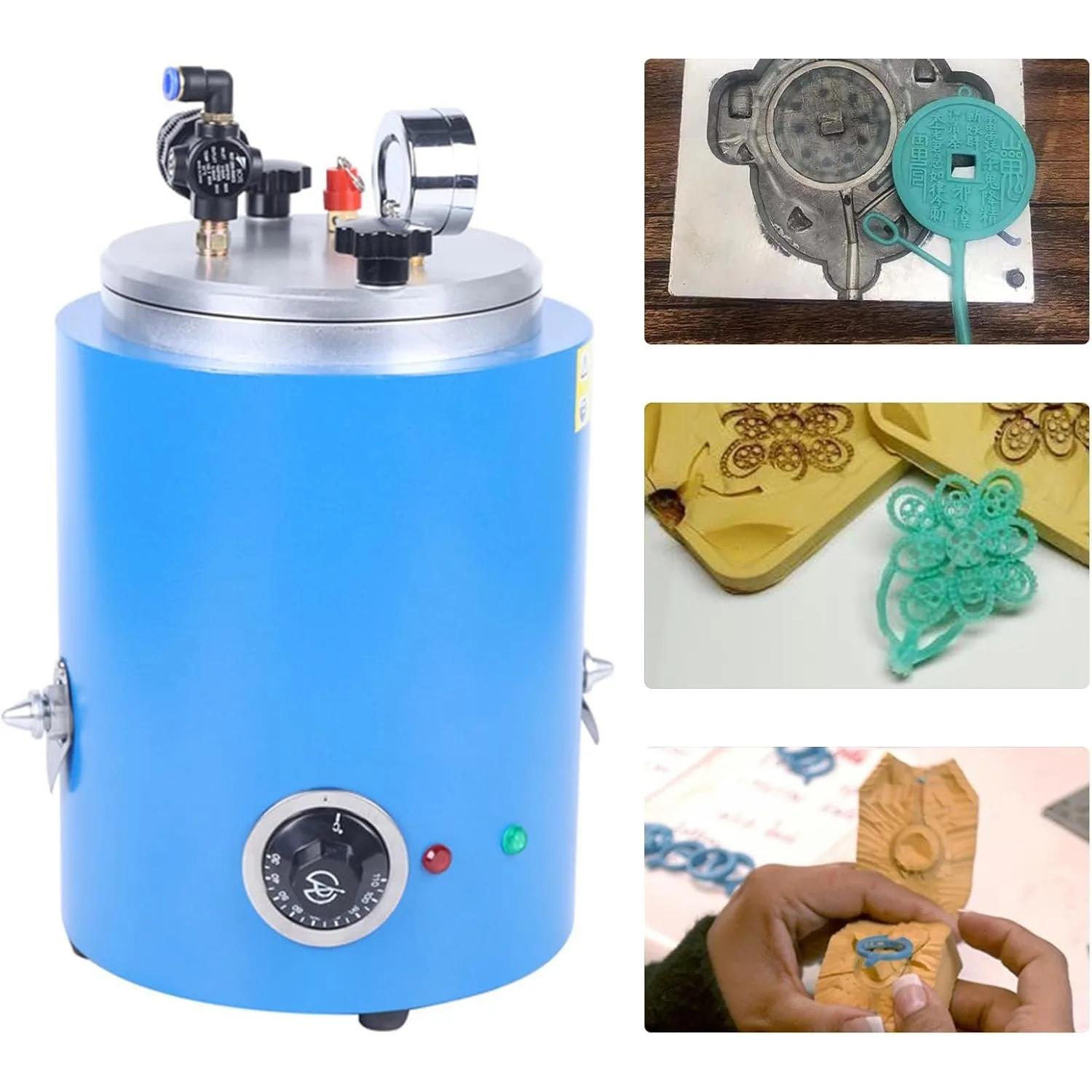 

2.5L Wax Melter, Round Wax Injection Machine for Jewelry Molds, 500W Wax Casting Machine, Adjustable Temperature 86-230°F United States