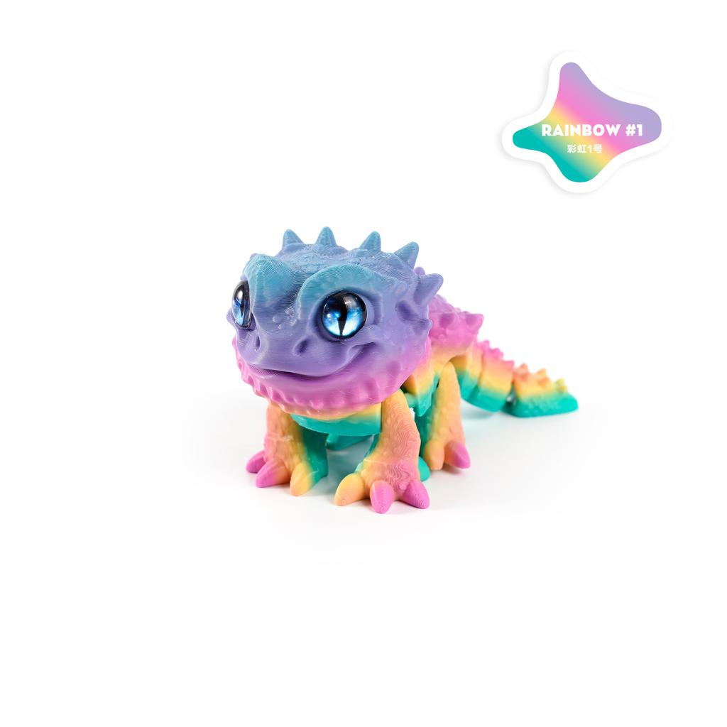 3D Printed Dragon Lizard Animal Model With Movable Joints Articulated Cool Desktop Creative Ornaments Action Figures Toy For Kid