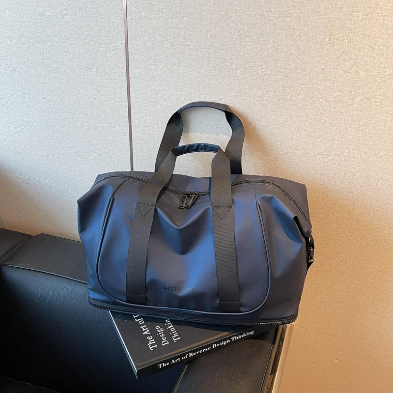 Portable Wet and Dry Separation Travel Bag Women's Large-capacity Outdoor Yoga Fitness Bag Lightweight Short-distance Expandable Duffel Bag