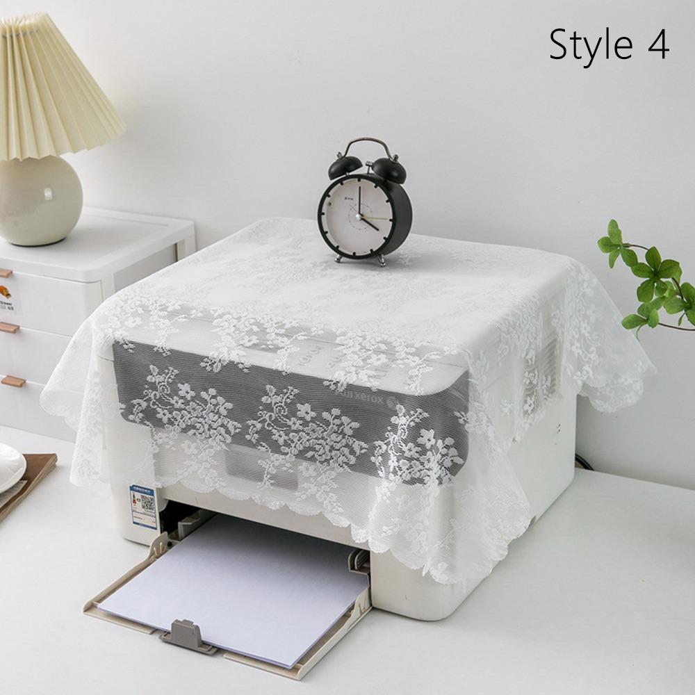 1Pcs Lace Fax Machine Dustproof Cover Universal Rice Cooker Protector Kitchen Office Supply