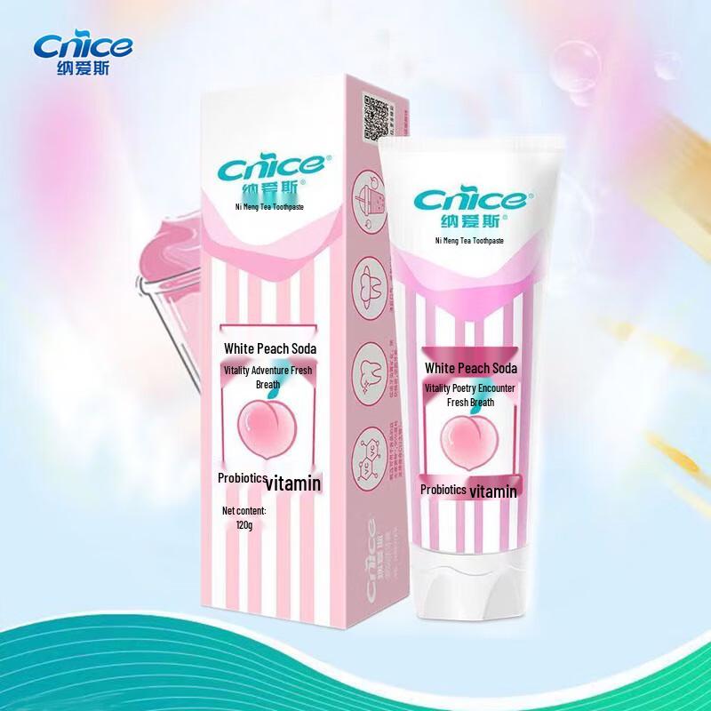 

Nice Nimeng White Peach Soda Toothpaste