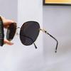 Elegant Women’s Polarized Sunglasses: Round Metal Frame, Rhinestone Accents, UV Protection, Chic Style