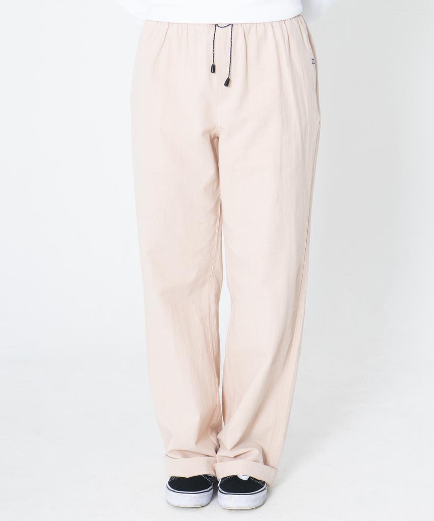 ODD DOT Odd Stitch Linen Pants_Beige