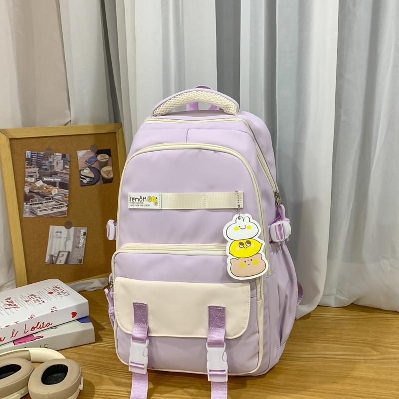 Backpack College-style Women's Schoolbag High-capacity Schoolbag For Middle School Students