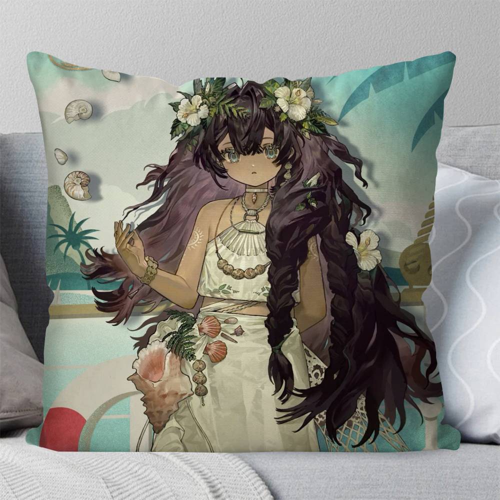 Fatutu Icon Reverse Anime Pillow Case Fashion Square Pillowcase Bedroom Sofa Room Ins Decoration Leisure