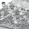 3D Floral Embroidery Lace Fabric for Elegant Wedding and Bridesmaid Dresses