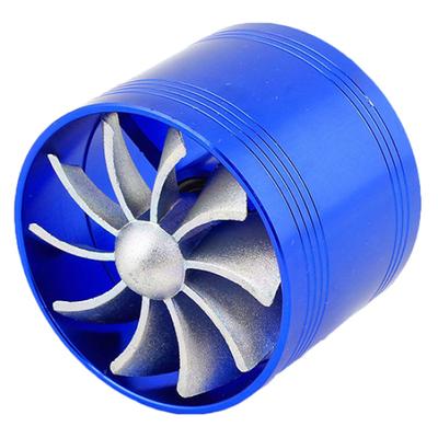 Universal Gas Fuel Saver Single Propeller Fan Air Intake Turbine Turbolader