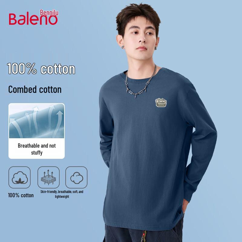 Baleno Men's Crewneck Cotton Sweatshirt