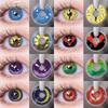 1 Paar Cosplay Kontaktlinsen für Augen Vampir Party Cosplay Farbige Softlinsen 14,5mm Halloween Linsen