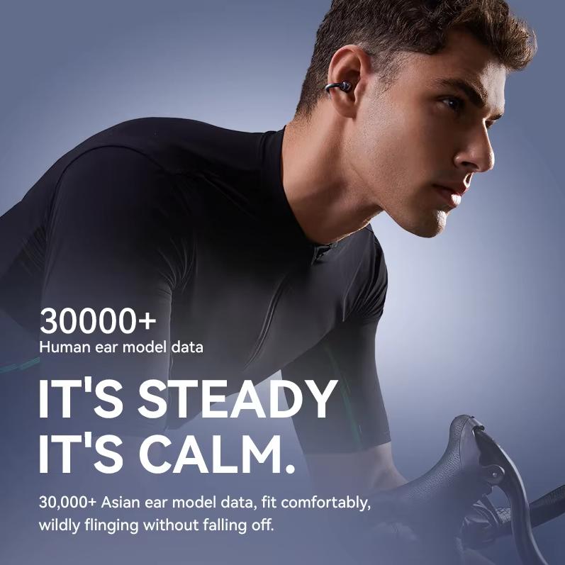 SANAG Sena S6 Ultra Bluetooth sluchátka s klipem na ucho Koncept kostního vedení In-Ear Kompatibilní se sportem s Apple a Xiaomi