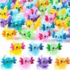 10/20Pcs Mini Resin Axolotl Figures Tiny Axolotl Figurine Random Color Miniature Animals Ornaments For Diy Fairy Garden Potted