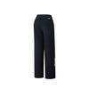 Anta Casual Fashion Versatile Trendy Loose Wide Leg Straight Knit Sports Pants Women bottoms Basic-Black 162618303N-2
