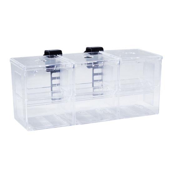Aquarium Breeder Box Isolation Fish Breeding Hatching Divider Transparent Multi-Grid Design Fish Breeding Isolation Box for Shrimp Clownfish