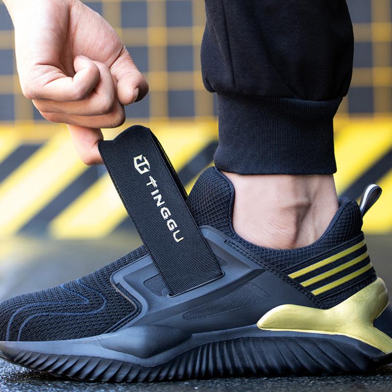 Защитная обувь Противоударная противопрокольная обувь для защиты труда Легкие — фото 7