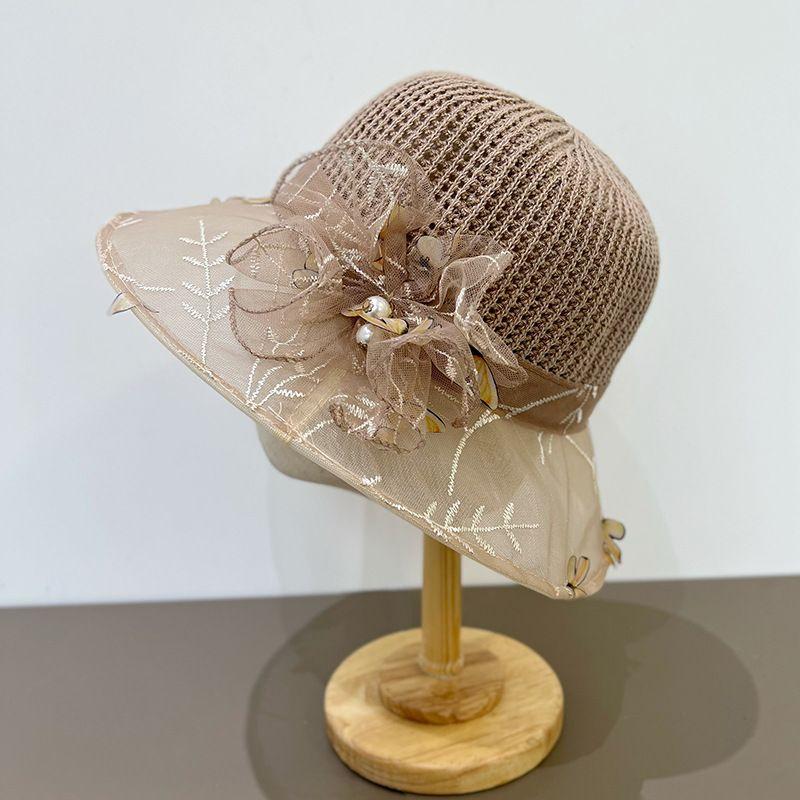 

Вязаная шапка-рыбачка для женщин, дышащая, объемная бабочка, милая и симпатичная шляпа-панама, шляпа от солнца и для защиты от солнца Adjustable хаки