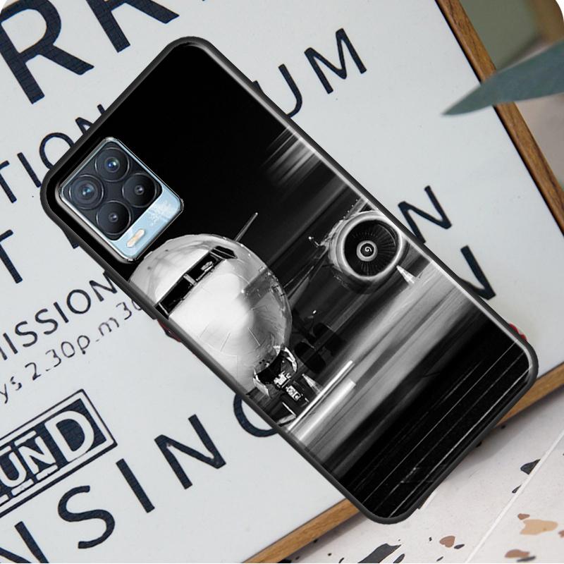 

Чехол-накладка с изображением самолета для Realme 8i 8 Pro GT Neo 2 Master C15 C21 Coque для OnePlus 8T 9R Nord2 9 Pro OnePlus 9RT