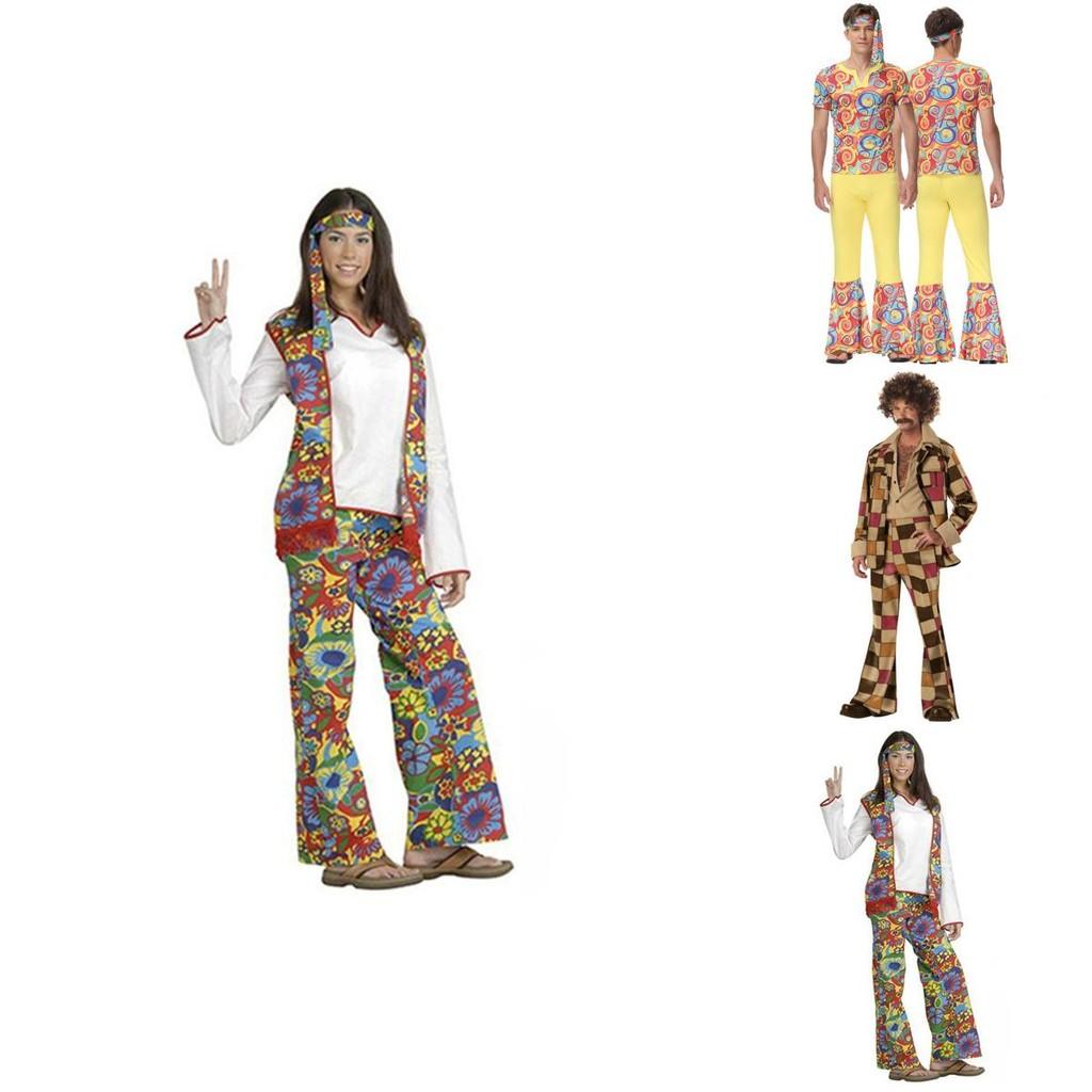 70s Retro Disco Cosplay Costume Set For Men And Women Perfect For Halloween And Themed Parties