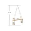 Macrame Wall Hanging Shelf Wood Bohemian Tapestry Tassel Planter Holder for Bedroom,