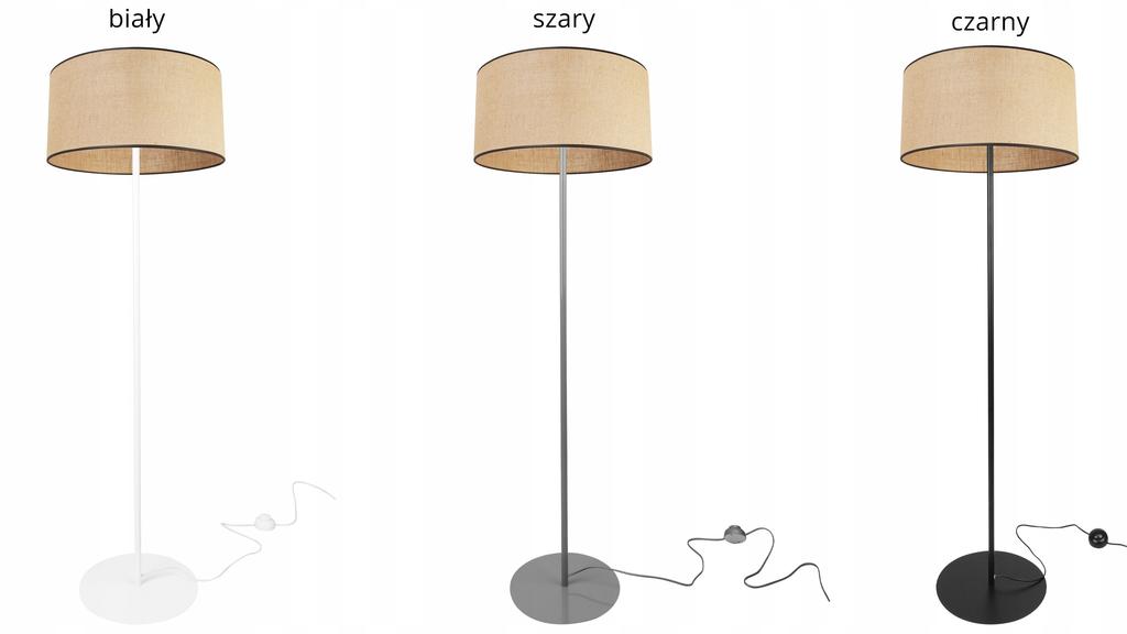 FLOOR LAMP STANDING METAL LAMPSHADE 40CM