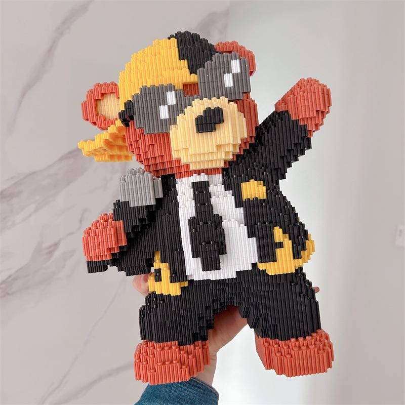 

Chao Le Sen Вечеринка плюшевых мишек 3D-пазл Совместимые с LEGO строительные блоки Украшения