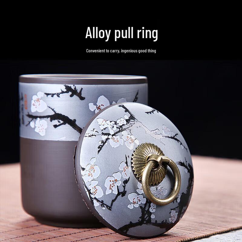 Traditional Ceramic Tea Caddy