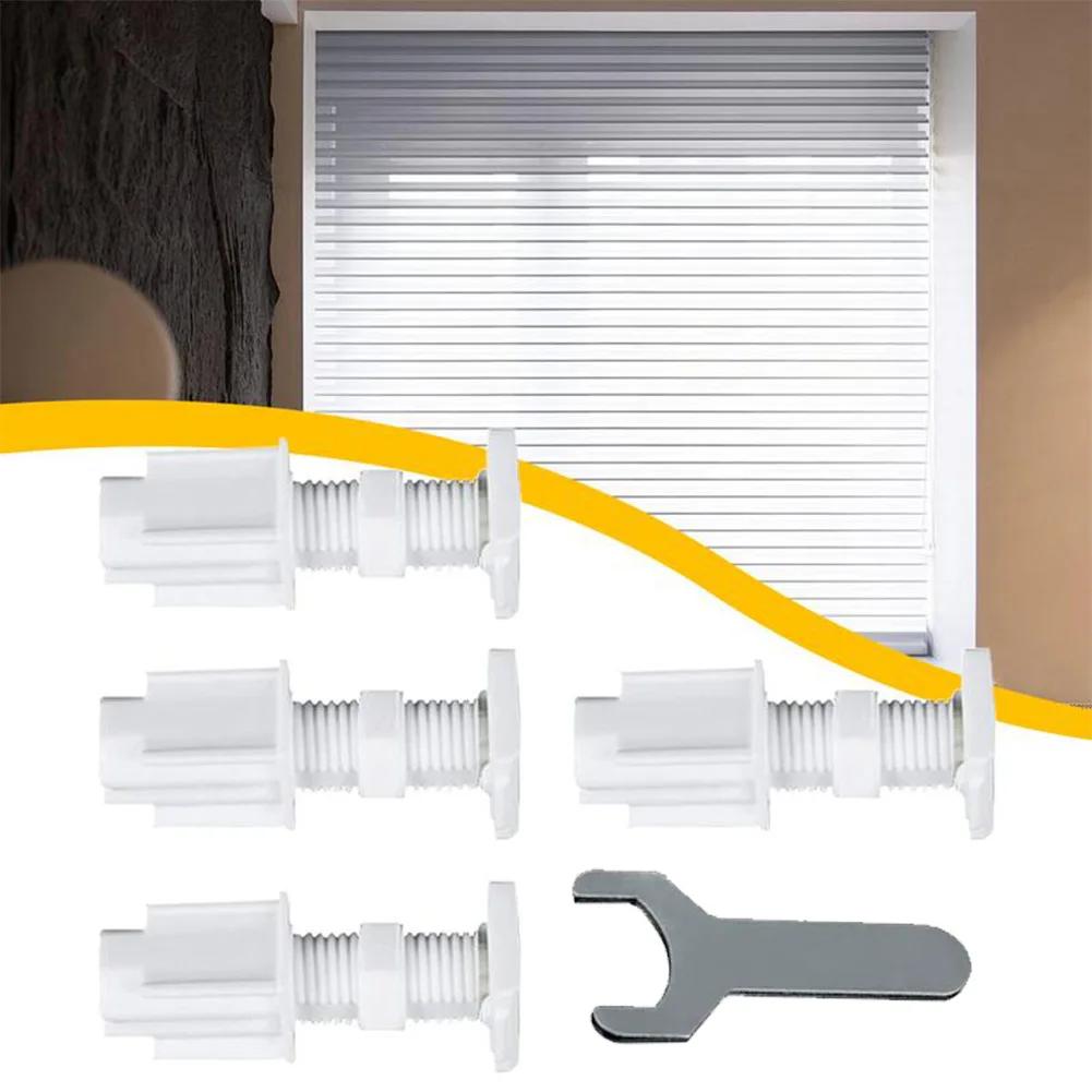 4Pack No Drill Blind Brackets Kit Twist Fit For Roller Blinds Tool Installation Window Hardware Rolling Shutters Parts