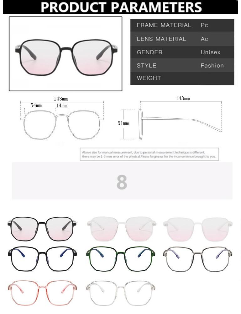 Oversized Blush Square Sunglasses Women Designer Gradient Color Glasses Irregular Polygon Frame Fashionable