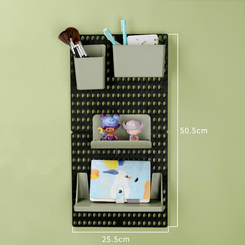 Hole-free Household Hole Board Wall Dormitory Kitchen Bathroom Wall Shelves Shelves Wall Mounted Storage Racks Partitions