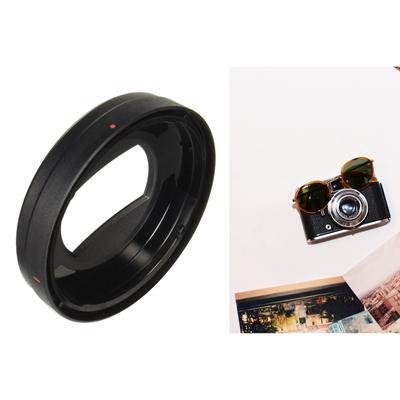 Upgraded Lens Hood ABS Lens Cover Reduce Unwanted Light Simple Installatioon Durable Designed for SEL30M35 & SEL20F28