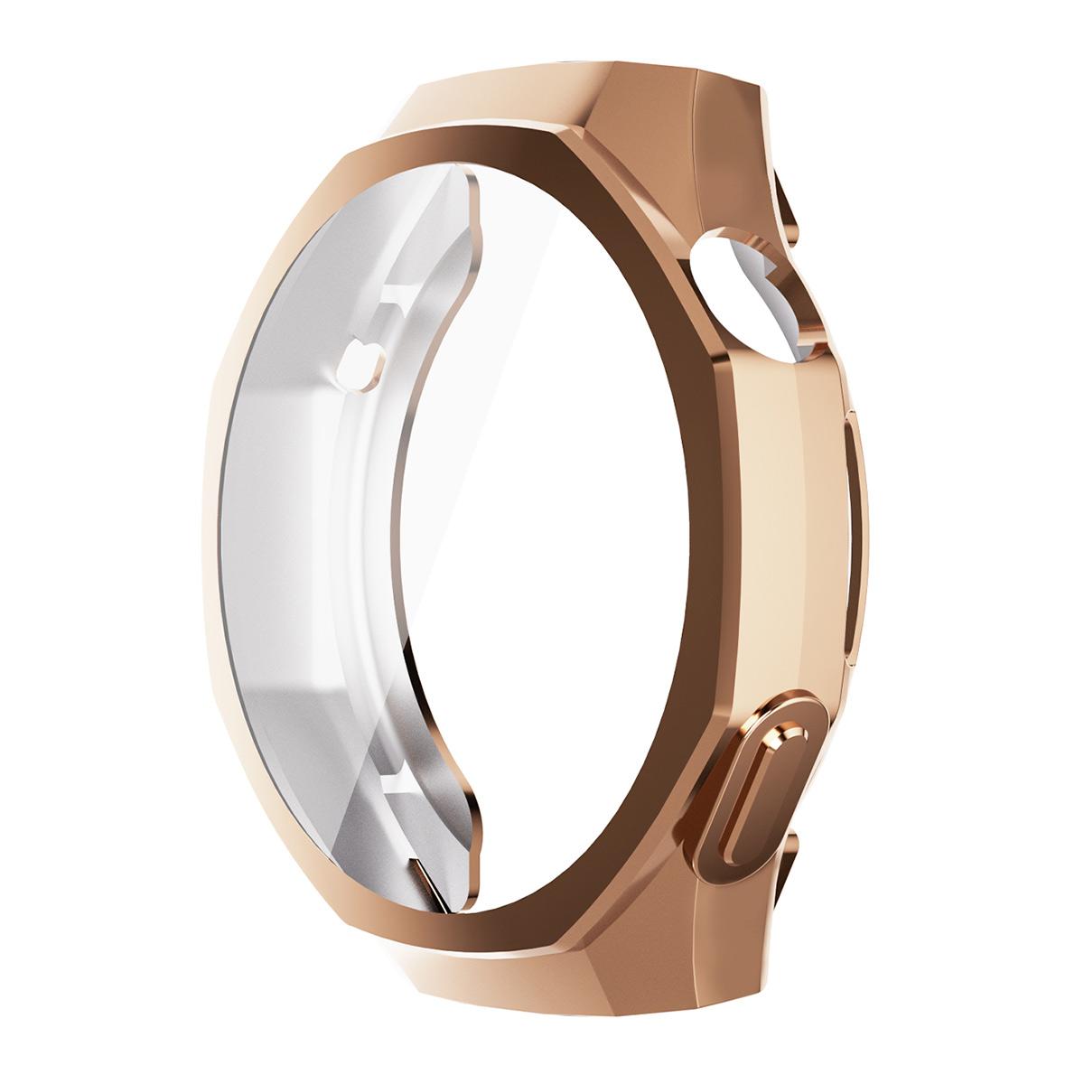 

For Huawei Watch GT 5 Pro 46mm TPU Watch Case ENKAY HAT PRINCE Electroplating Watch Cover with Screen Protector E