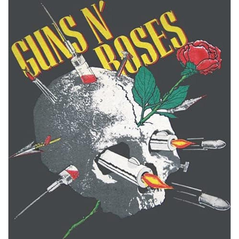 Guns N Roses Unisex Adult Needle Skull T-Shirt