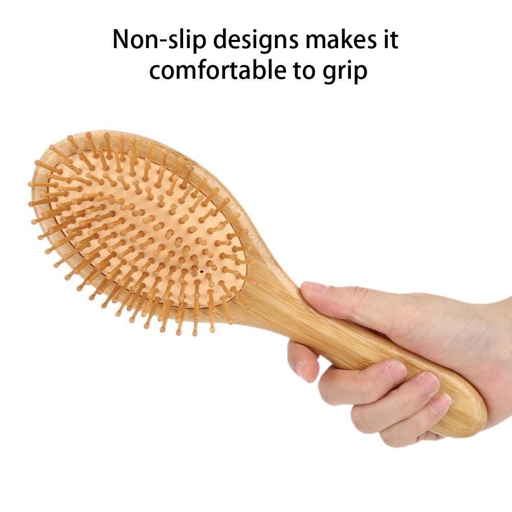 Comb Set Anti Static Head Scalp Massage Bamboo Hairdressing Comb Set 2pcs Massage Comb Set